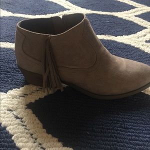 Light Grey Booties - Like New